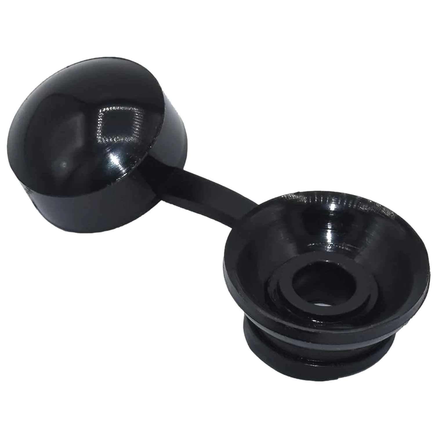 Black Roofing Strap Caps & 3" Woodscrews (100 Pack) - Image 3