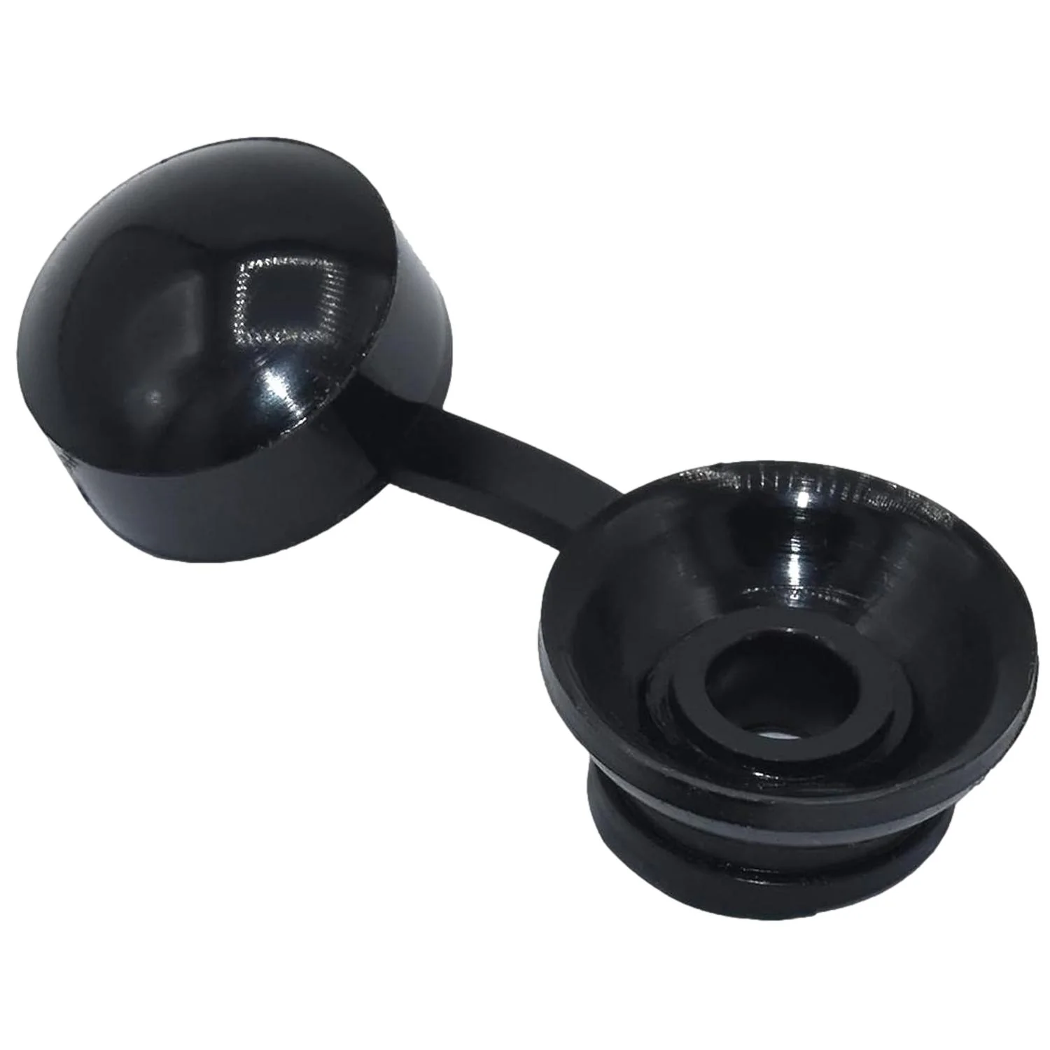 Corrugated Roofing Screw Strap Caps Black Plastic (1000 Pack) - Image 3