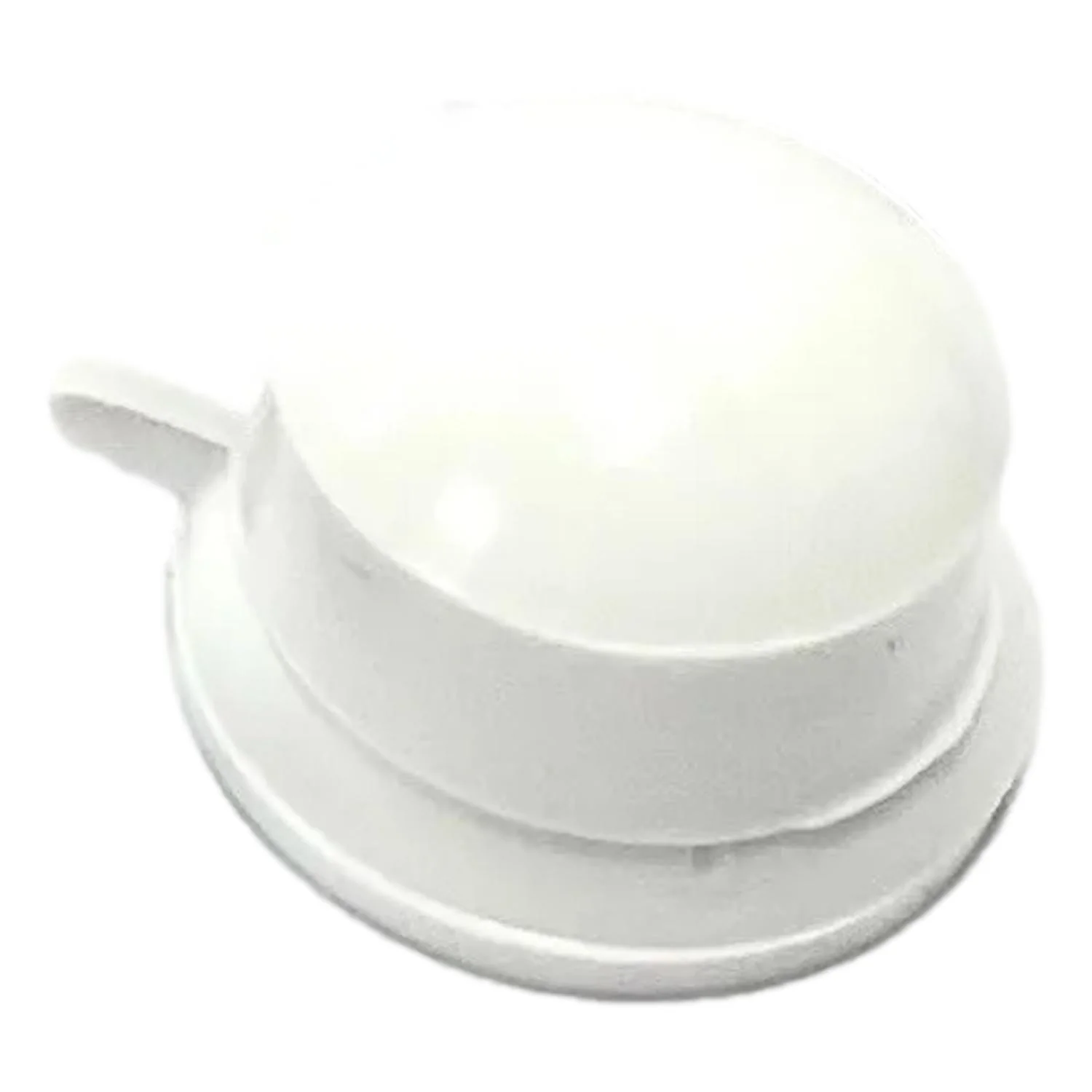 Corrugated Roofing Screw Strap Caps White Plastic (500 Pack) - Image 3