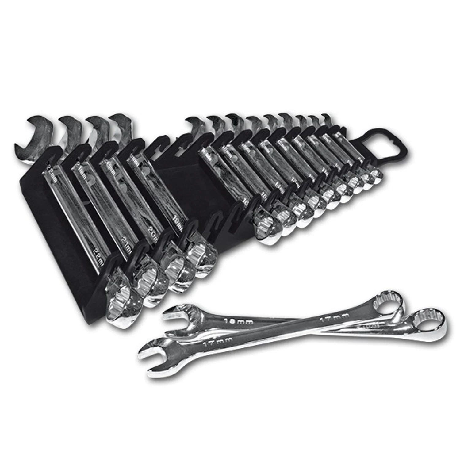 Ernst 5189 15 Tool Gripper Reverse Wrench Organiser Black - Image 4