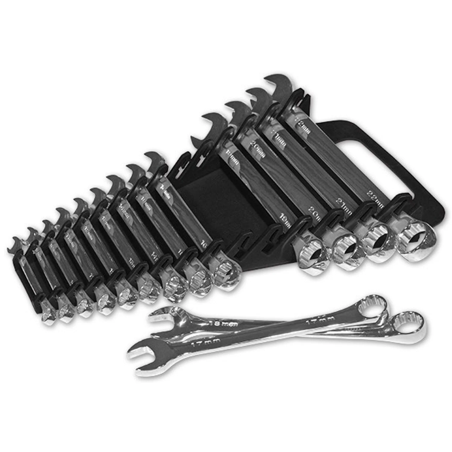 Ernst 5089 15 Tool Gripper Spanner/Wrench Organiser Black - Image 3