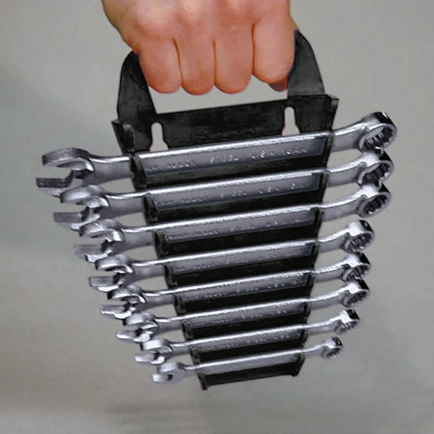 Ernst 5089 15 Tool Gripper Spanner/Wrench Organiser Black - Image 4