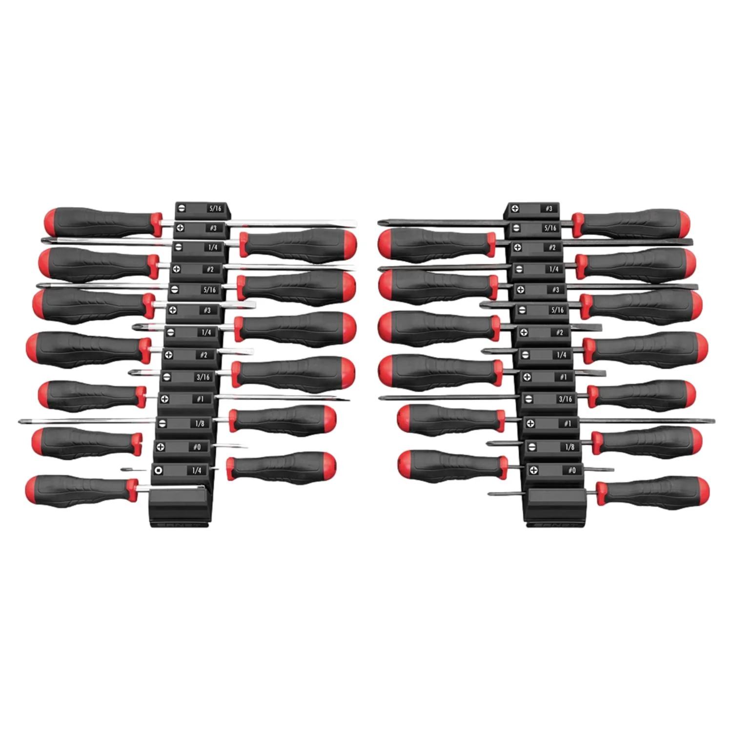 Ernst 5615M Screwdriver Pro 26 Tool Magnetic Storage Organiser Black - Image 4