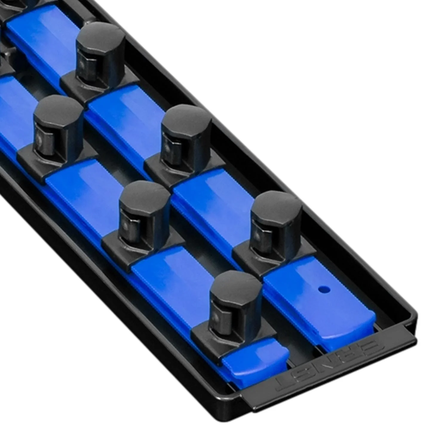 Ernst 8459 3/4" Socket Boss Storage Organiser 2-Rail Twist Lock 18" Blue - Image 3