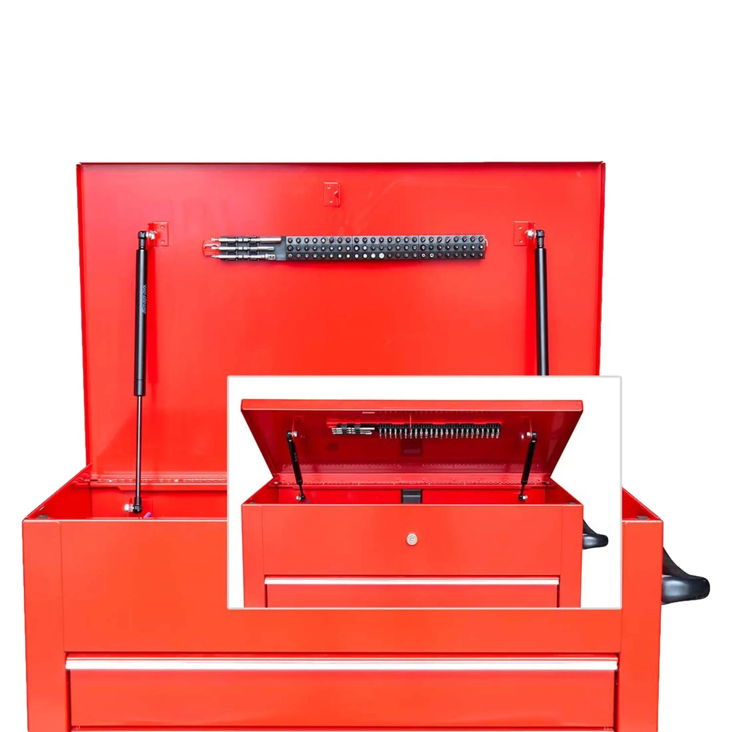 Ernst 5750 Bit Buddy 30 Tool Magnetic Screwdriver Bit Storage Organiser Black/Red - Image 4