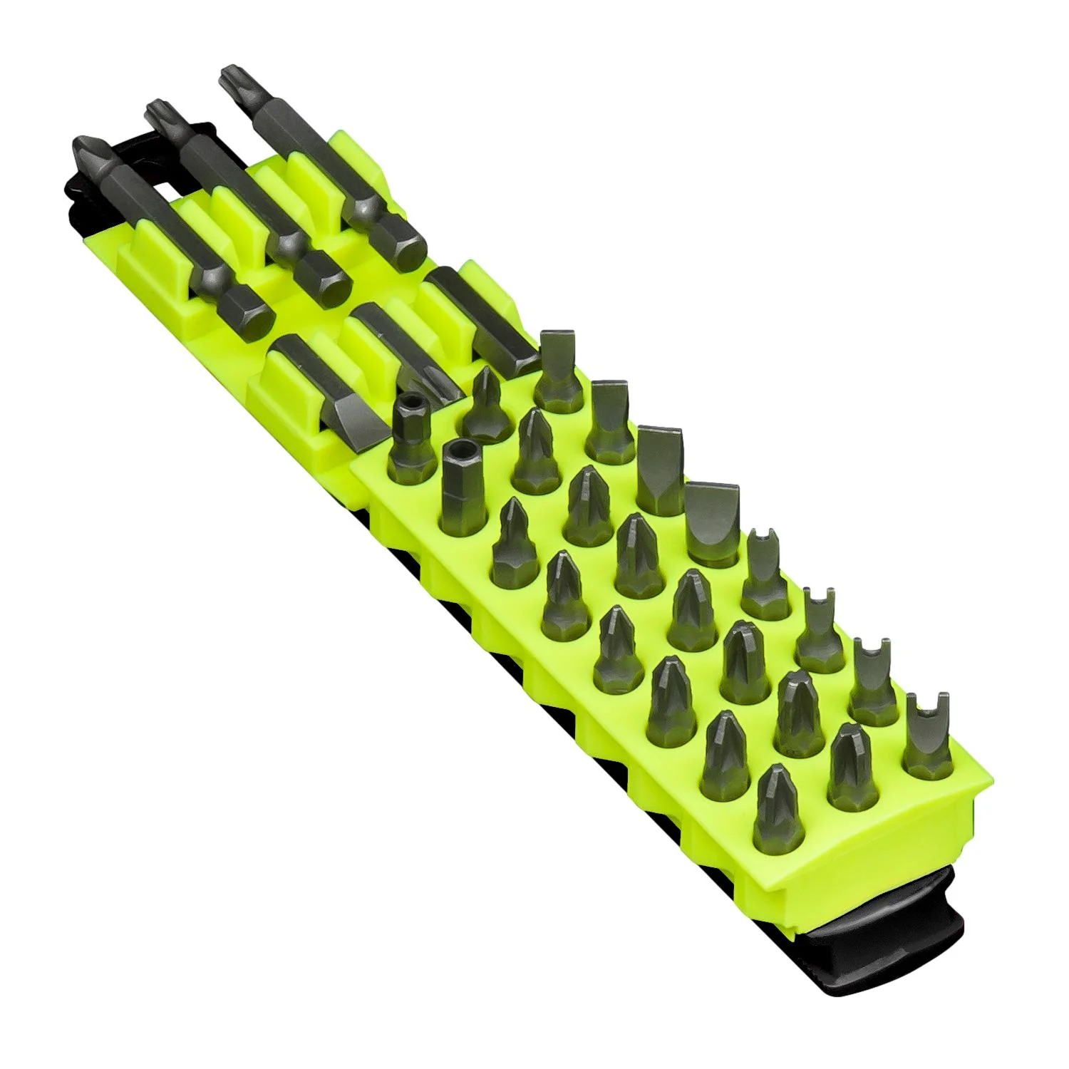 Ernst 5751HV Bit Buddy 30 Tool Magnetic Screwdriver Bit Storage Organiser Hi-Viz/Black - Image 3