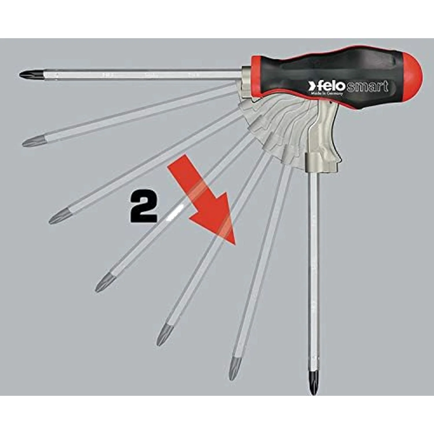 Felo Bit Holder Screwdriver Handle Smart Evo For 1/4" Bits - Image 3