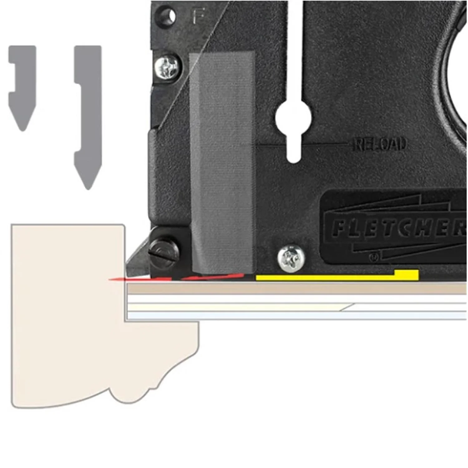 Fletcher Framemaster Rigid Framing Point Driver Tool - Image 3