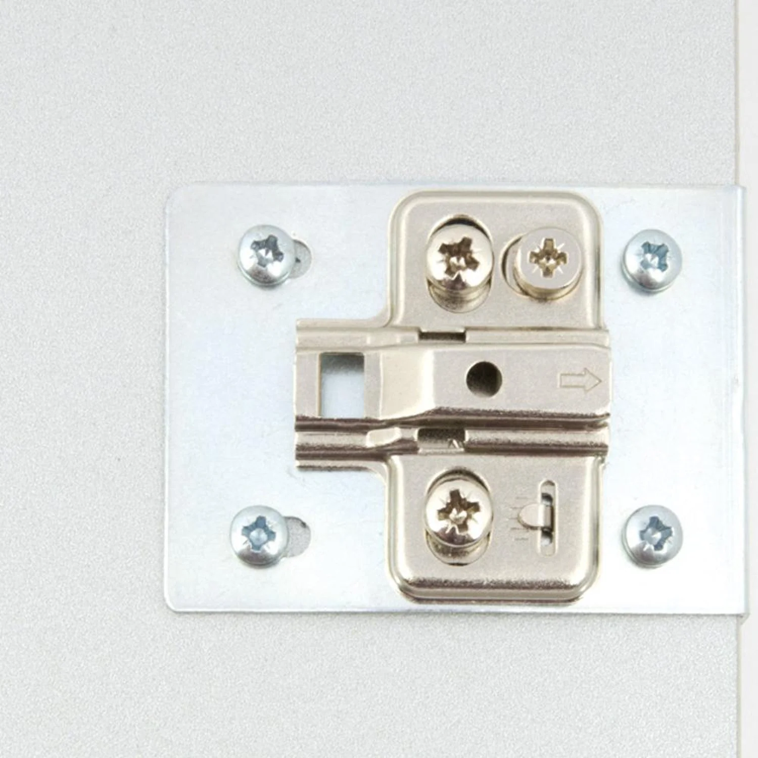 Hafele Cabinet Hinge Mount Repair Plate Kit (2 Pack) - Image 5