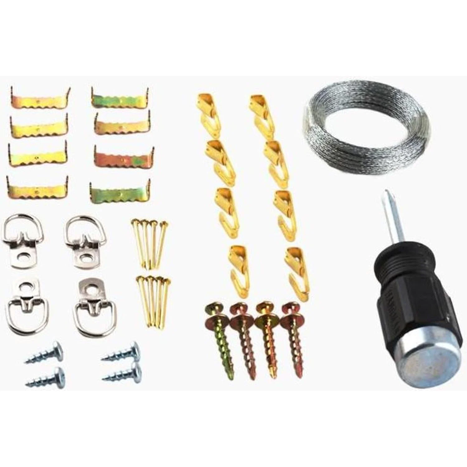 Hangman Picture Hanging Kit & Handy Hammer 46 Pieces HHK - Image 2