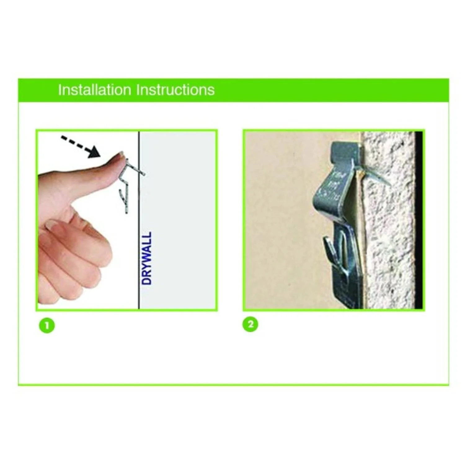 Hangman Push & Hang Picture Hangers Plasterboard (10 Pack) - Image 3