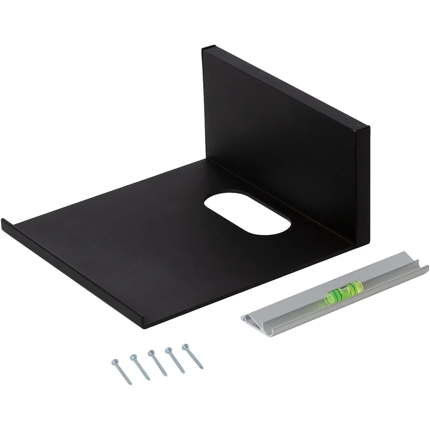 Hangman Black Smart Device Floating Wall Shelf For Alexa, Google Home Etc - Image 3