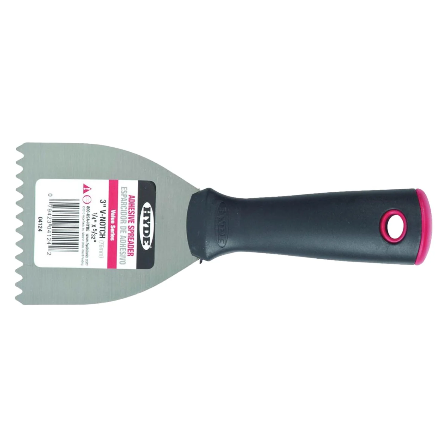Hyde 04124 3" Notched Adhesive Spreader - Image 2