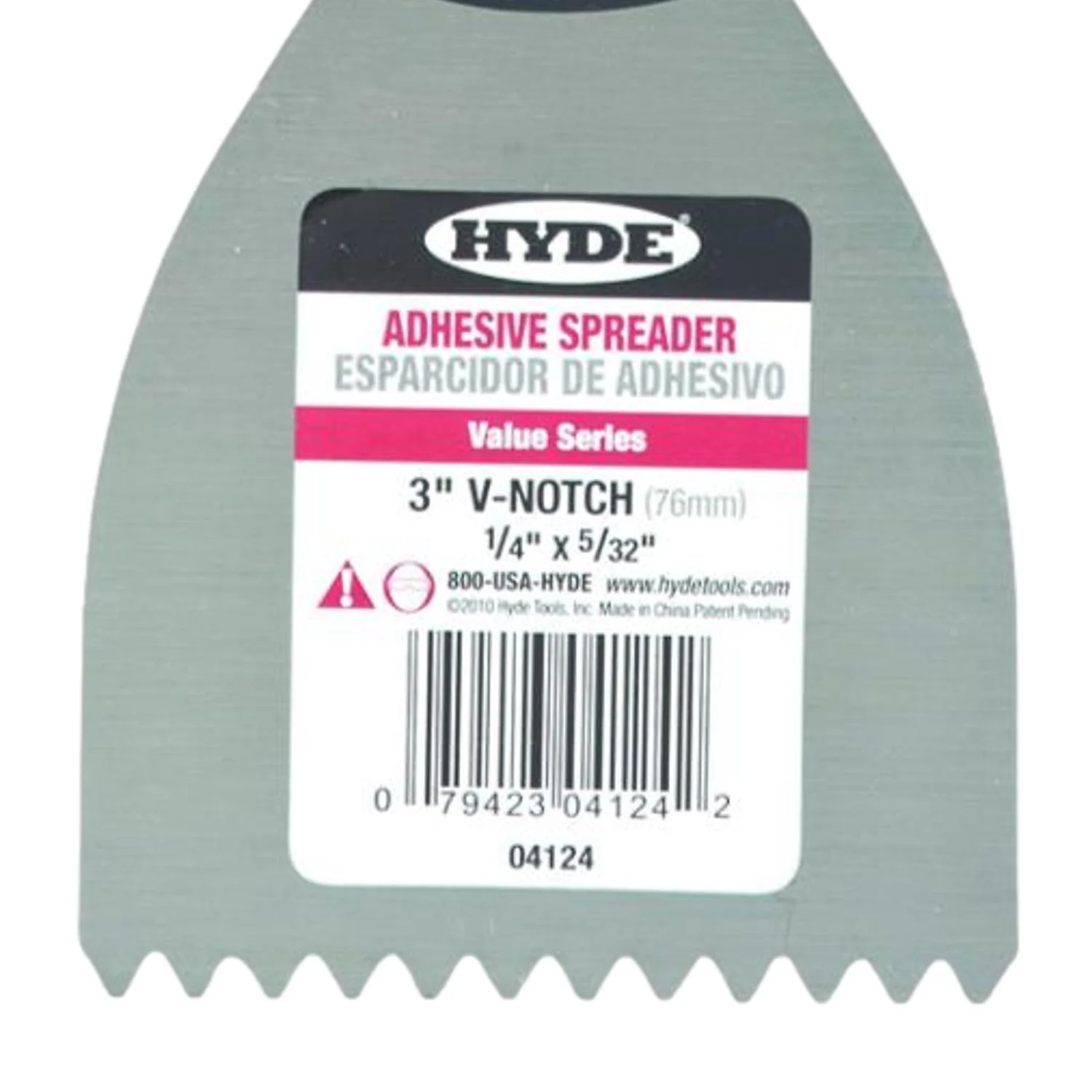 Hyde 04124 3" Notched Adhesive Spreader - Image 3