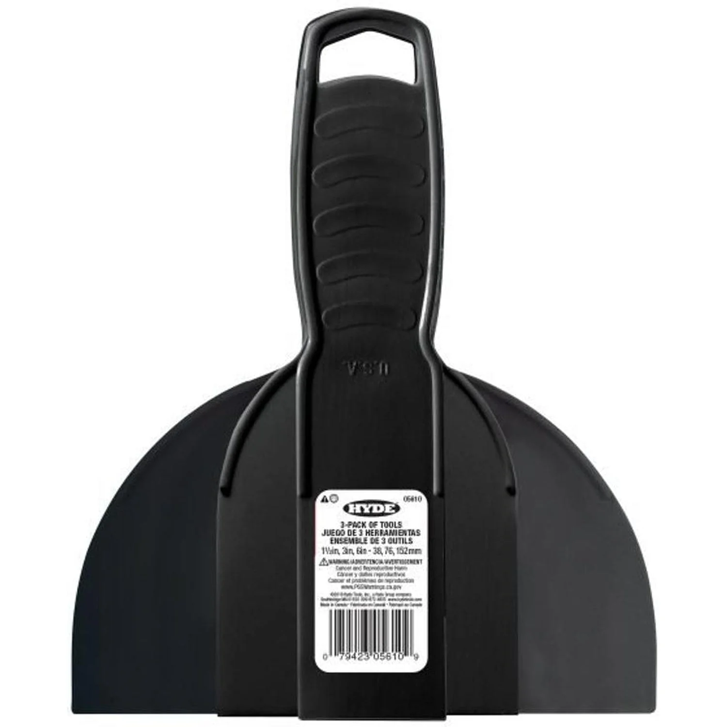 Hyde 05610 Economy Scraper/Spreader Tool Set 38mm, 76mm, 152mm