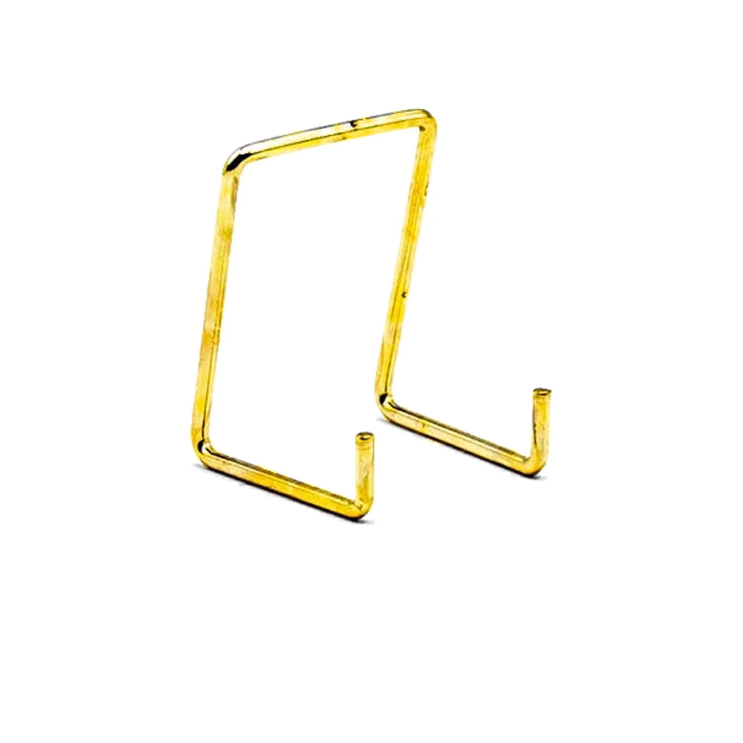 JES Small 65mm Wire Plate Stand Brassed (Size 1, 10 Pack) - Image 3