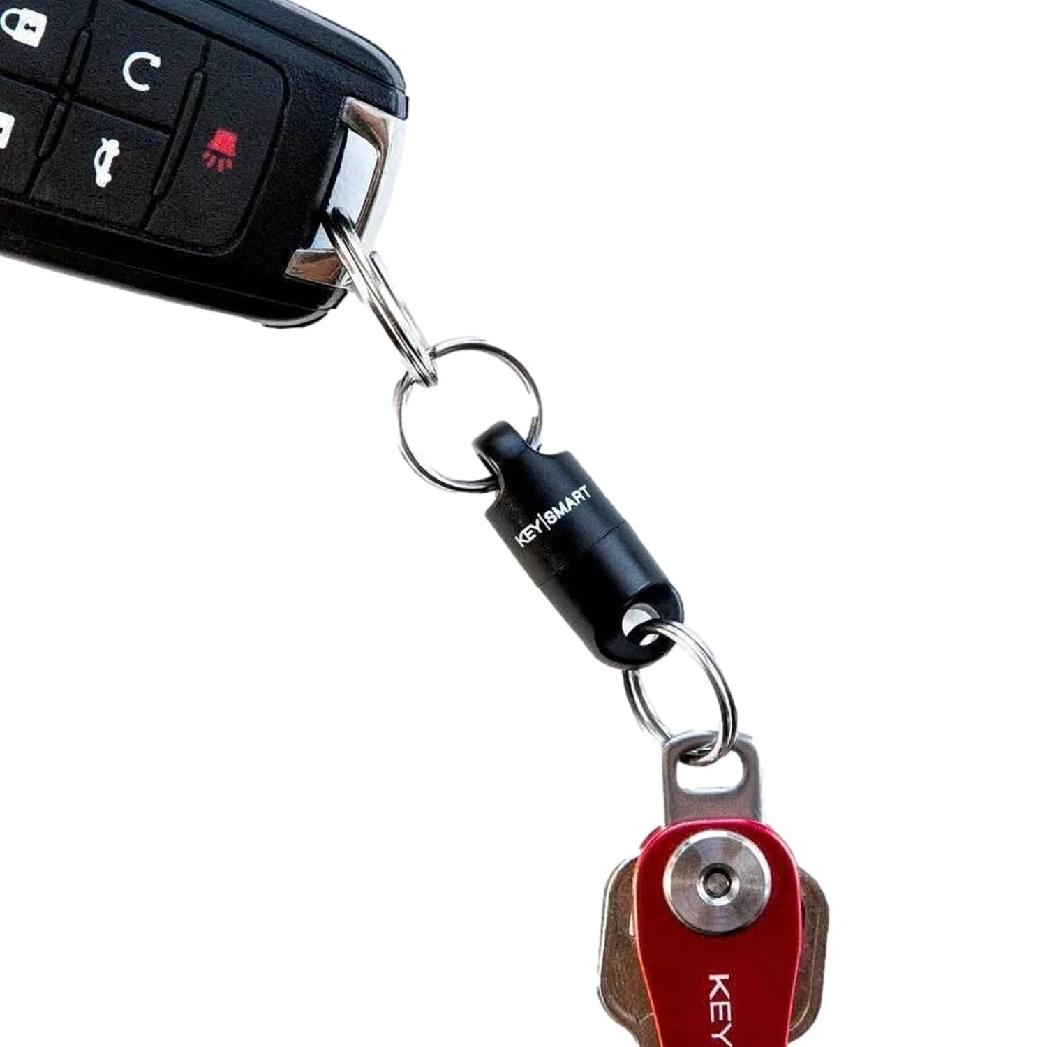 KeySmart MagConnect Magnetic Keyring Quick Connect Black - Image 3