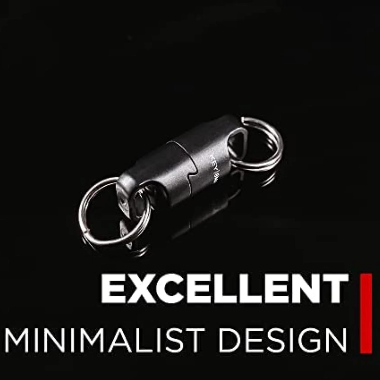 KeySmart MagConnect Pro Locking Magnetic Keyring Quick Connect Black - Image 4
