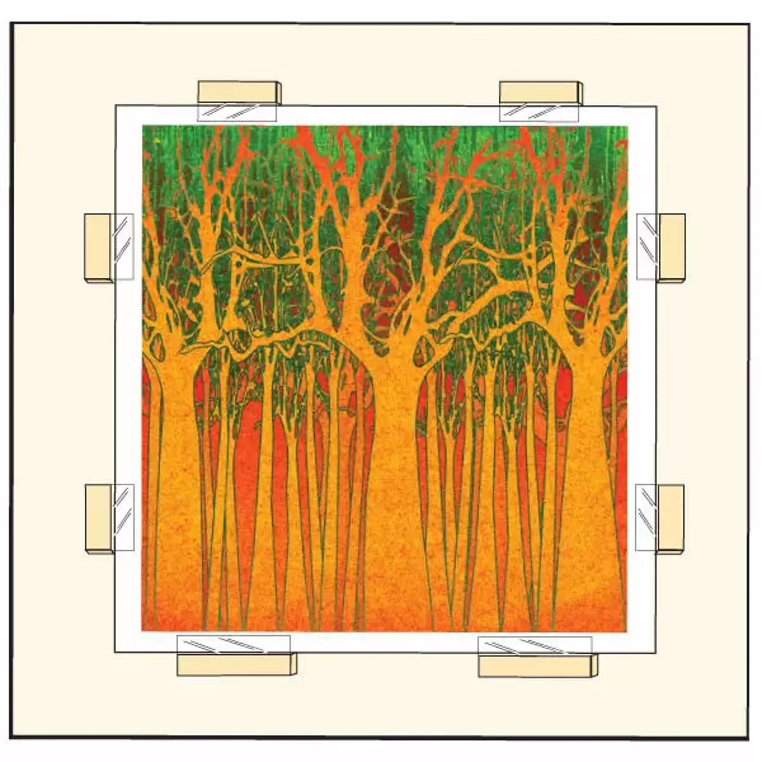 Lineco Artwork Archival Mounting Strips Clear 30.5 cm (60 Pack) - Image 5