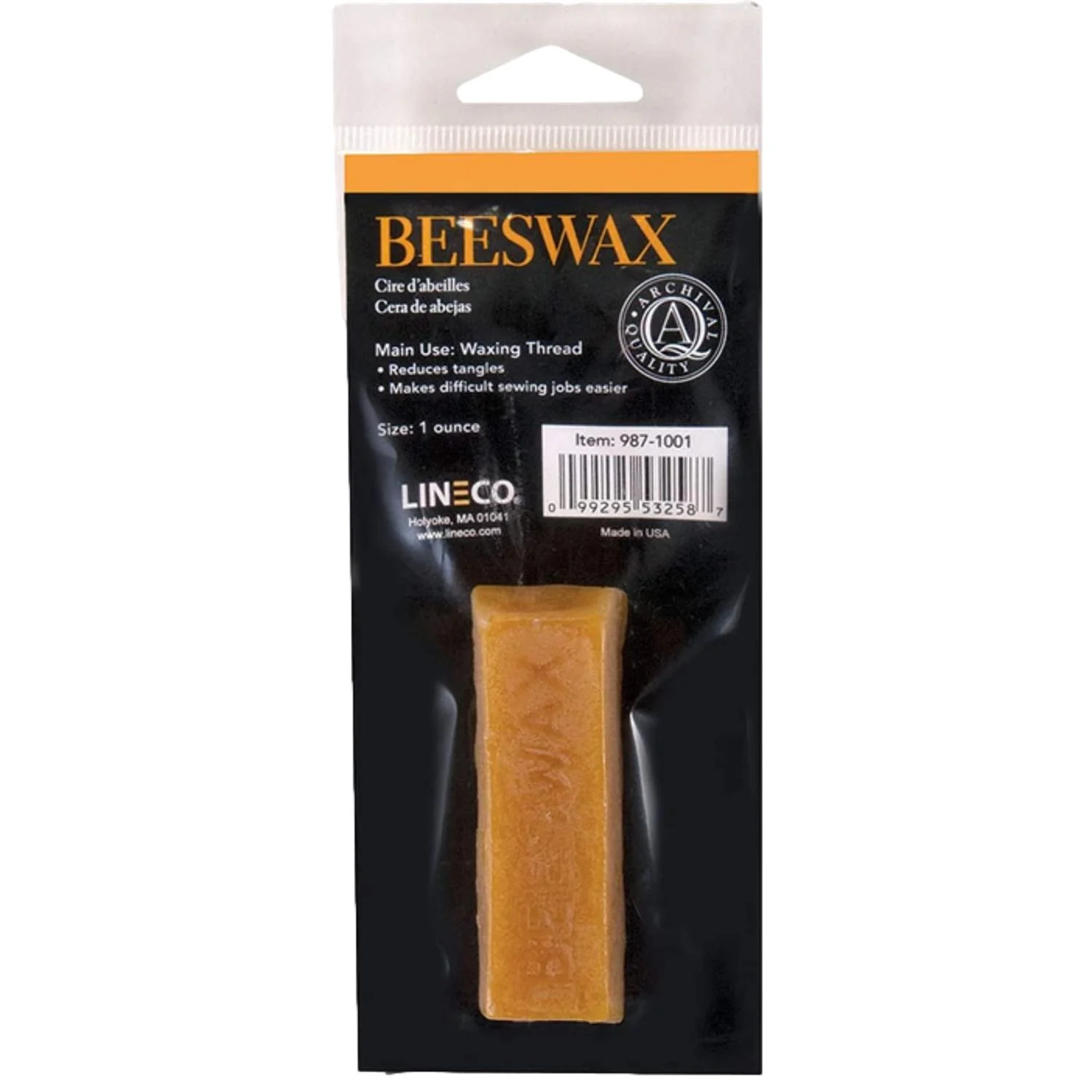 Lineco Book Binding Beeswax 28g (1oz) Waxing Thread Bookbinding - Image 2