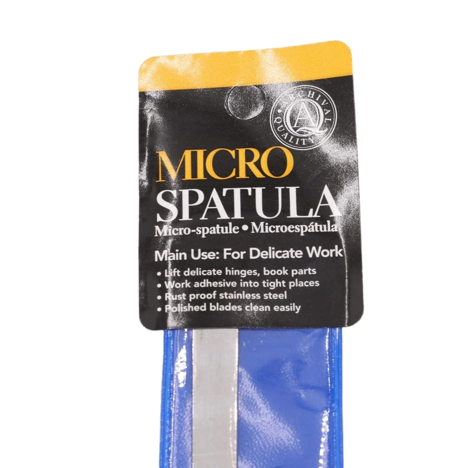 Lineco Bookbinding Micro Spatula Double-Ended for Lifting & Slitting Paper - Image 3