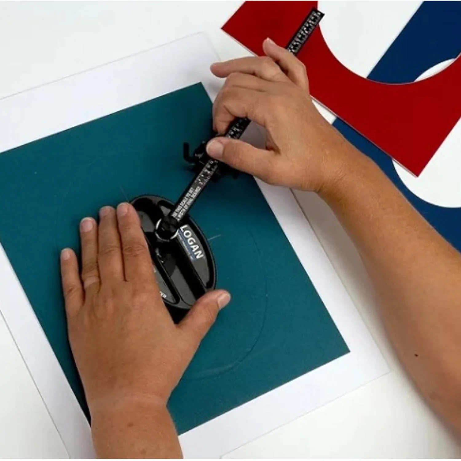 Logan 201 Oval & Circle Mount Board Cutter - Image 4