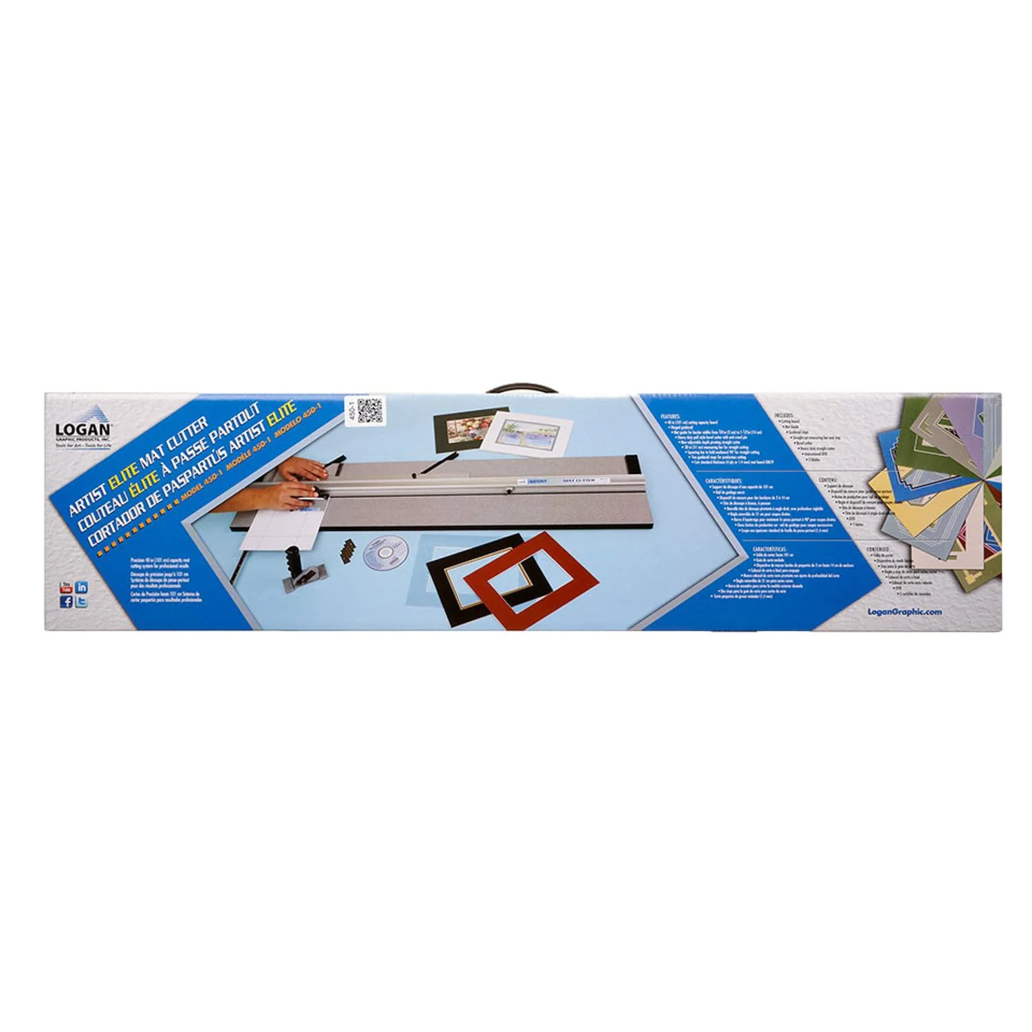 Logan 450-1 Framing Mount Cutter Artist Elite 1016mm - Image 8