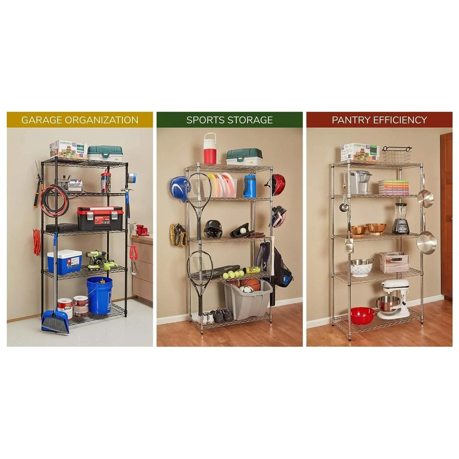 PoleHooks Chrome Wire Shelving C Hooks (5 Pack) - Image 6
