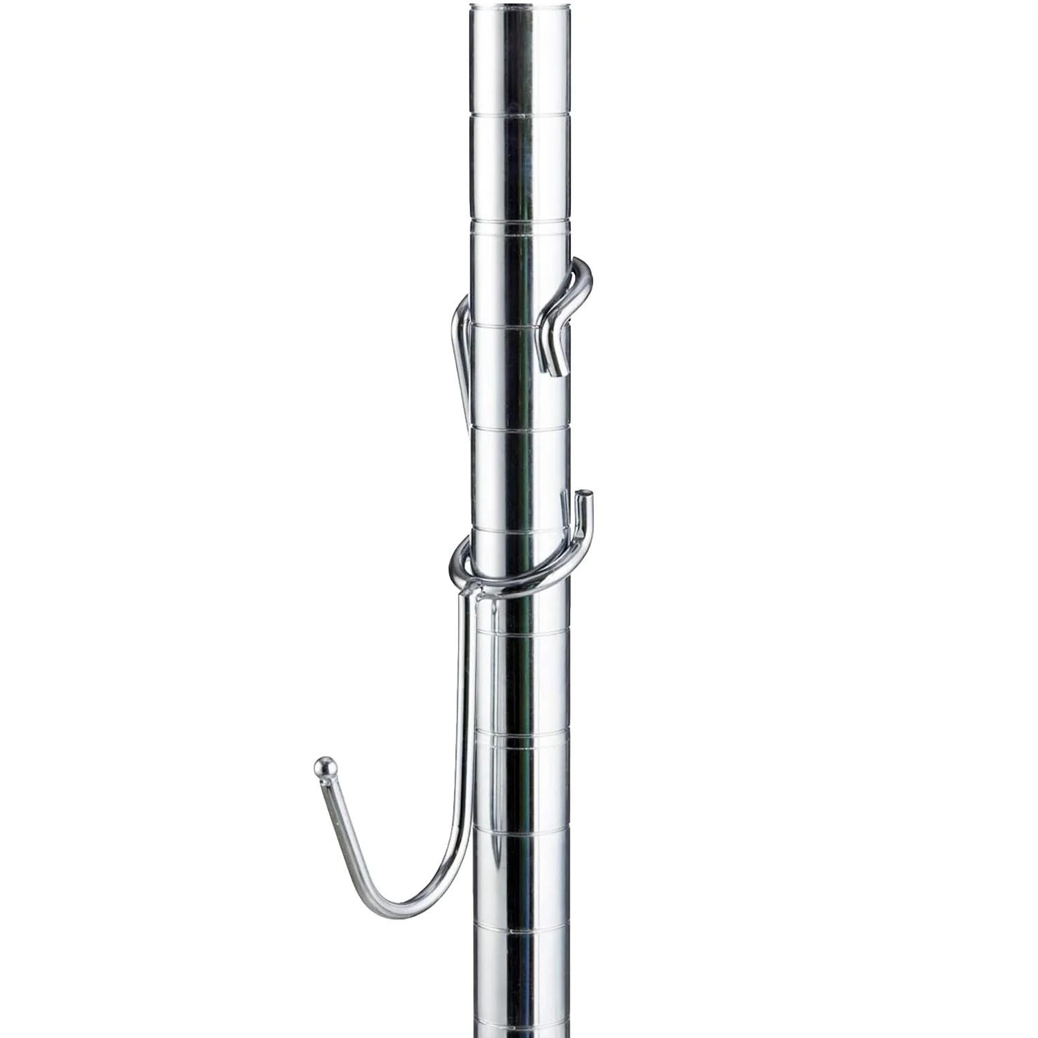 PoleHooks Chrome Wire Shelving J Hooks (5 Pack) - Image 2