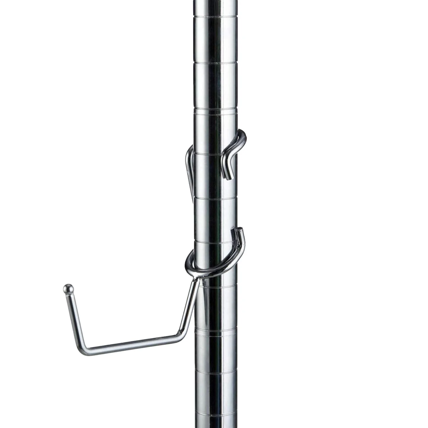 PoleHooks Chrome Wire Shelving Utility Hooks (5 Pack) - Image 2