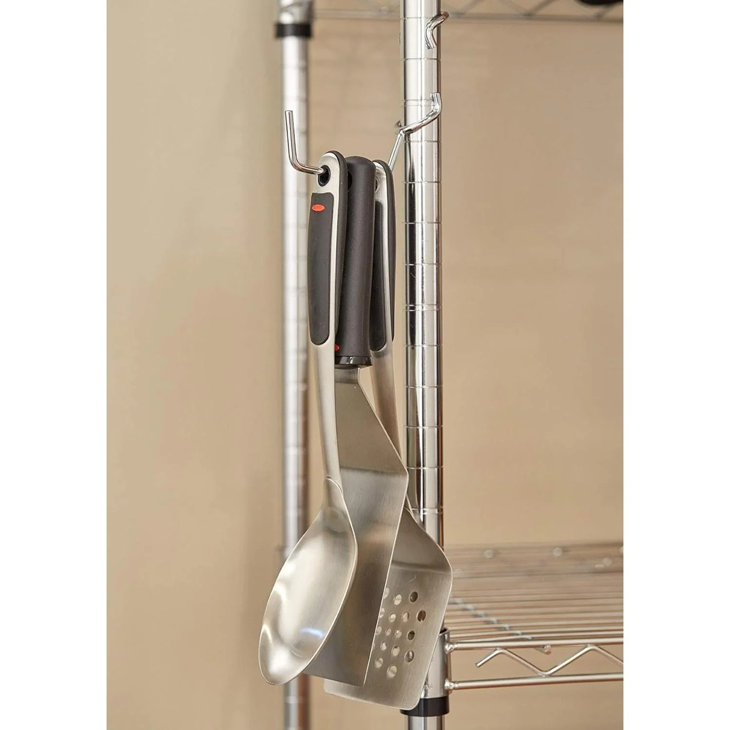 PoleHooks Chrome Wire Shelving Utility Hooks (5 Pack) - Image 3