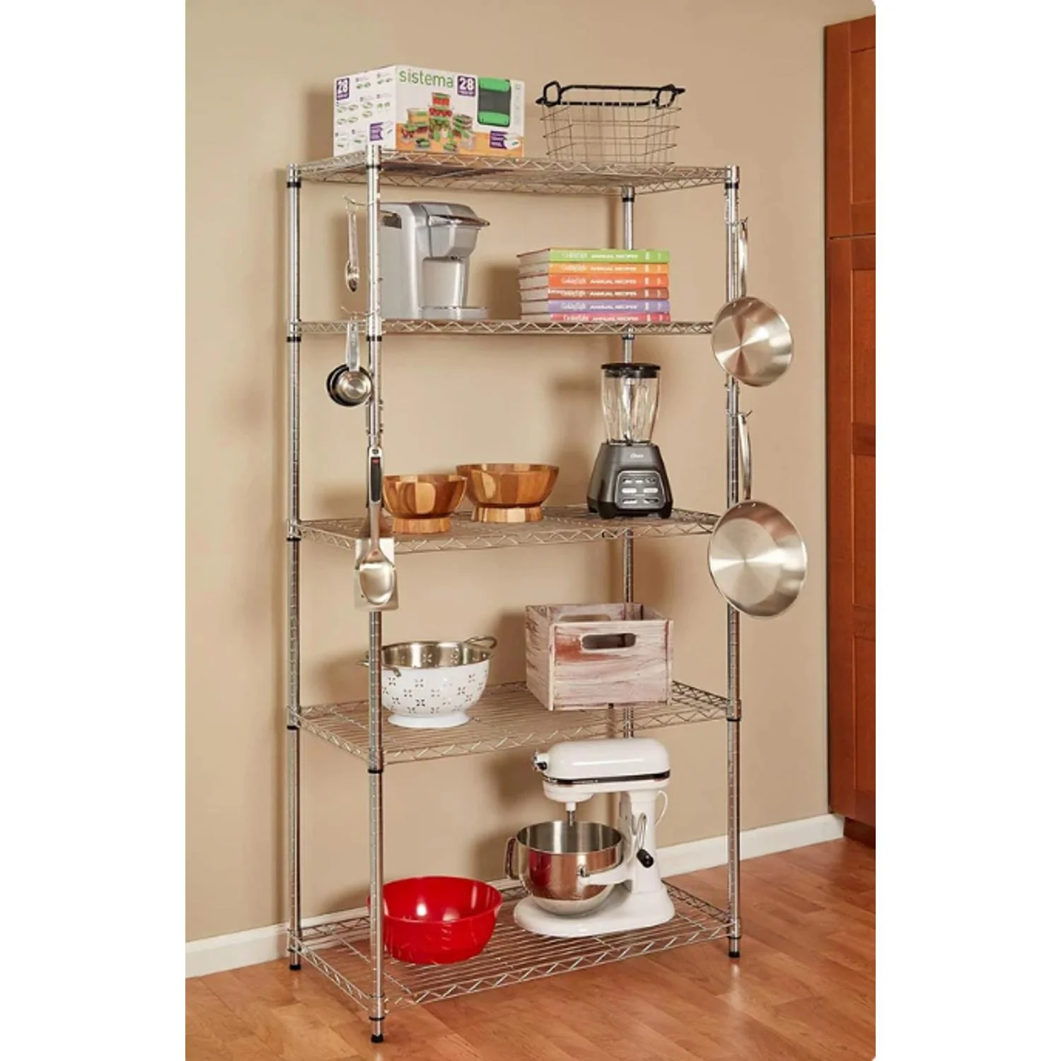 PoleHooks Chrome Wire Shelving Utility Hooks (5 Pack) - Image 5
