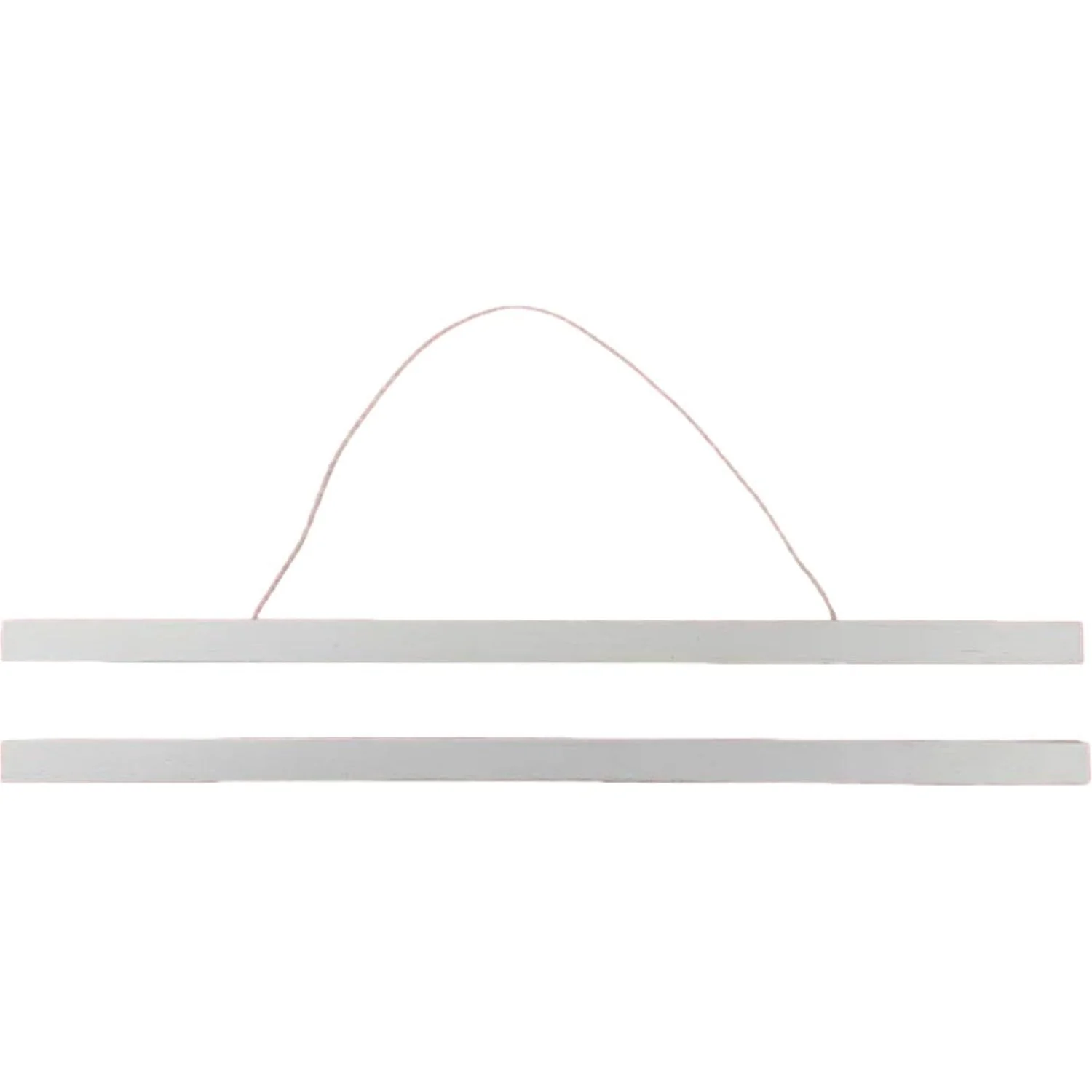 White Magnetic Poster Hangers Real Wood 430mm A3, A2 - Image 4