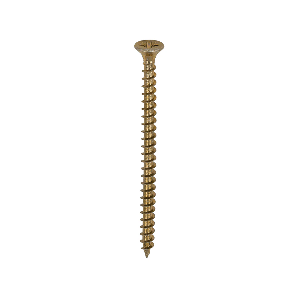 TimCo 4.0 x 60mm Yellow Wood Screw Pozi CS (200 Pack) - Image 2