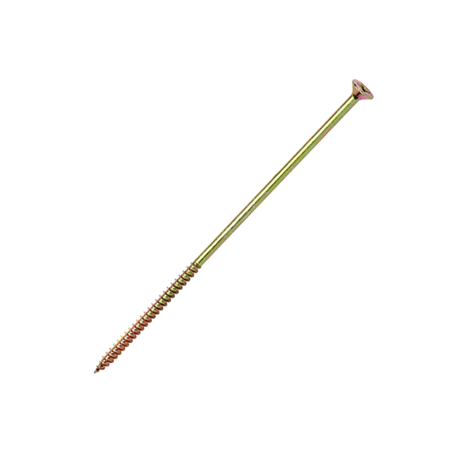 TimCo 6.0 x 180mm Yellow Wood Screw Pozi CS (100 Pack) - Image 2