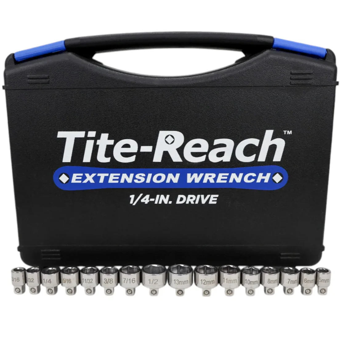 Tite-Reach 1/4" Pro Socket Extension Wrench & Socket Set Combo Pack - Image 3