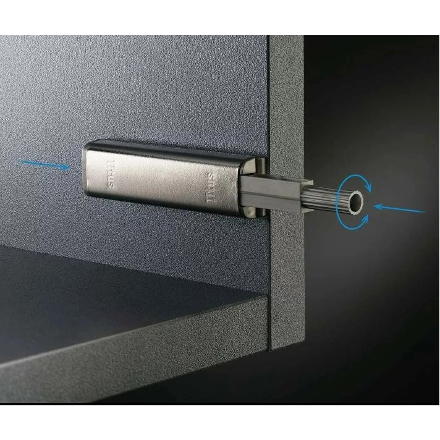 Titus Push to Open Catch & Linear Mounting Plate - Image 2