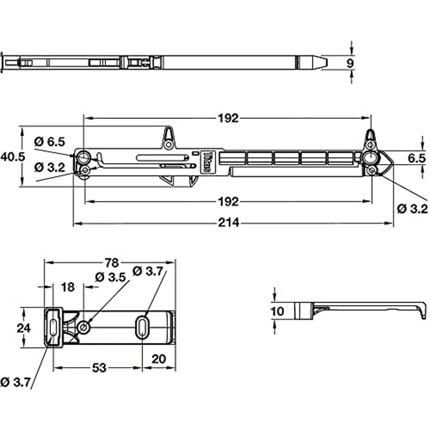 Titus Soft-close For Wooden Draws 973-0X35-380 - Image 6