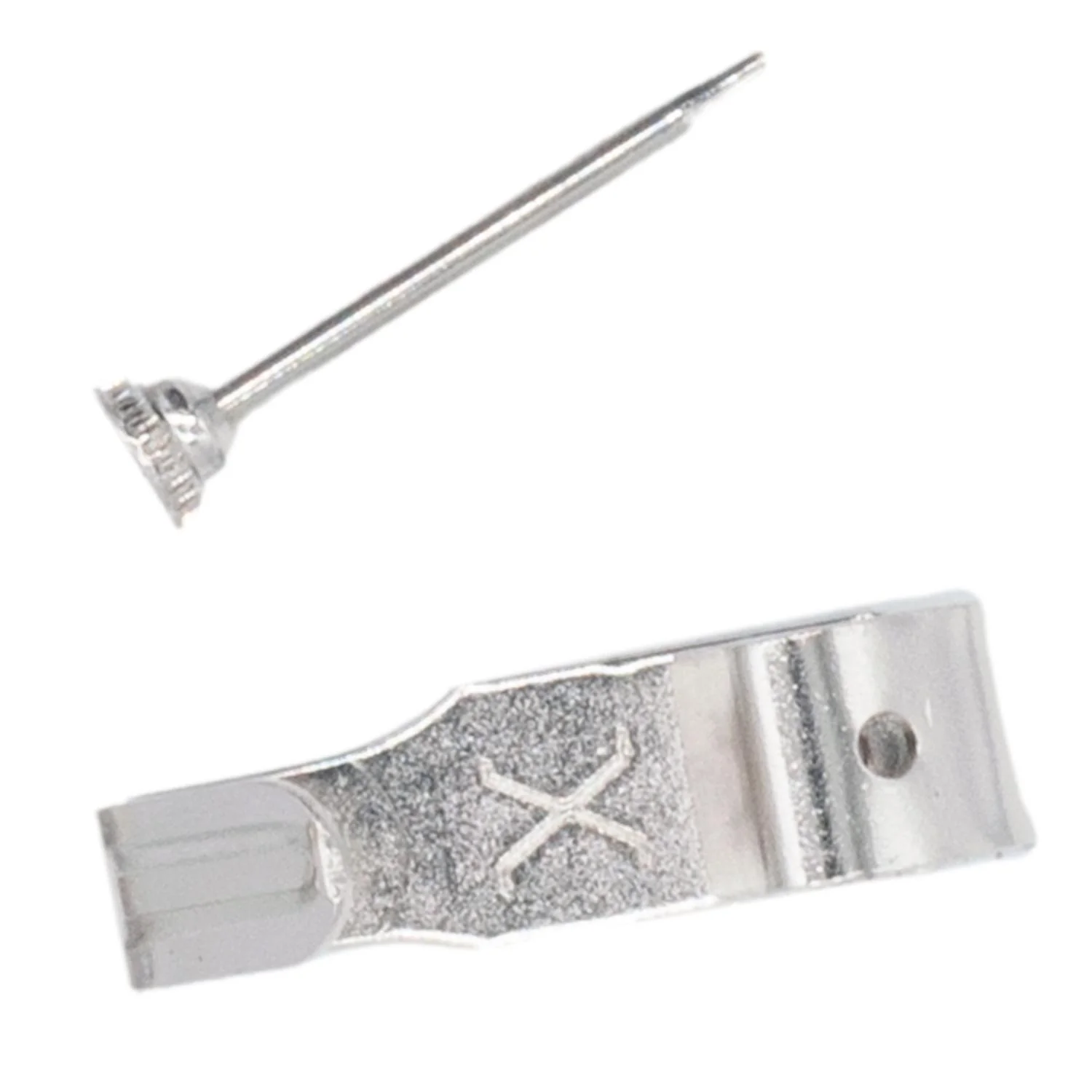 X-Hooks Nickel Plated Picture Hooks + Pins No.2 (4 Pack) - Image 2