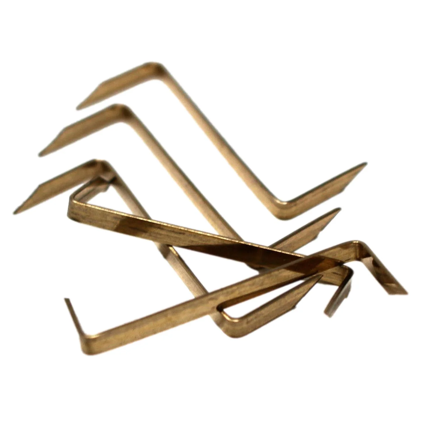 Z-Clips For Stretched Canvas Picture Frame Coppered Pack of 100 - Image 3